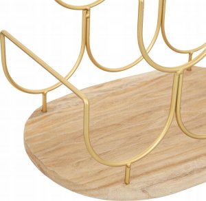 Atmosphera Stojak na wino metalowy Rivi, na 6 butelek 2