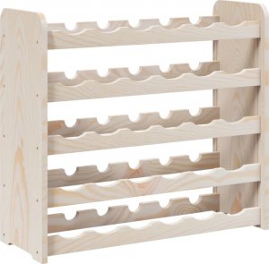 vidaXL vidaXL Stojak na wino, 67,5x25x60 cm, lite drewno sosnowe 7