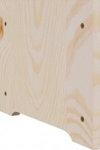 vidaXL Stojak na wino, 67,5x25x87 cm, lite drewno sosnowe 8