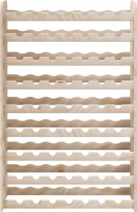 vidaXL Stojak na wino, 72,5x25x111,5 cm, lite drewno sosnowe 5