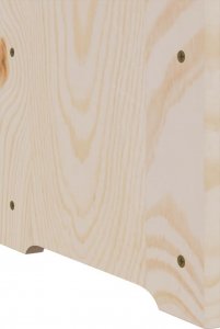 vidaXL Stojak na wino, 72,5x25x111,5 cm, lite drewno sosnowe 8