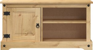 vidaXL Szafka pod TV Corona, 100x37x52 cm, lite drewno sosnowe 4