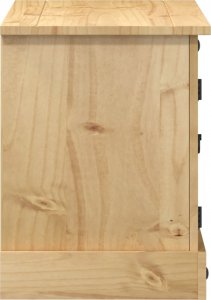 vidaXL Szafka pod TV Corona, 100x37x52 cm, lite drewno sosnowe 5