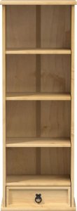 vidaXL Szafka na płyty CD Corona, 40x30x110 cm, lite drewno sosnowe 4