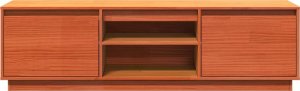 vidaXL Szafka RTV, woskowy brąz, 140x35x40 cm, lite drewno sosnowe 6