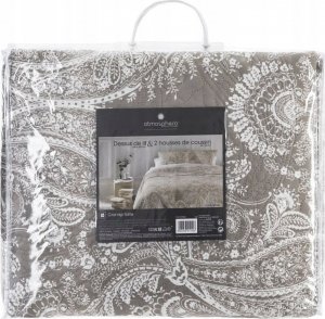 Atmosphera Narzuta w kolorze beżu z poduszkami dekoracyjnymi, kapa na łóżko, narzuta na wersalkę, narzuty na łózko do sypialni nowoczesne 4