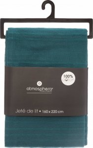 Atmosphera Narzuta z frędzlami PEACOCK, 160 x 220 cm, zielona 3
