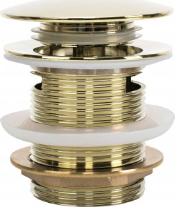 Rea Korek wannowy uniwersalny Klik-Klak Rea Złoty 6cm 1