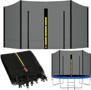 Springos Siatka do trampoliny zewnętrzna, 6FT 180-183 cm 6 słupków UNIWERSALNY 1