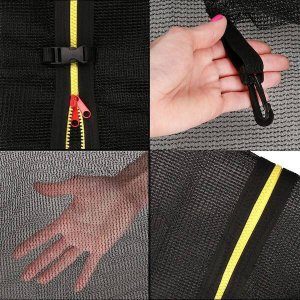Springos Siatka do trampoliny zewnętrzna, 6FT 180-183 cm 6 słupków UNIWERSALNY 2