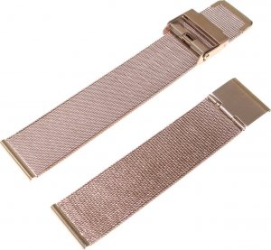 Diloy Bransoleta stalowa do zegarka Diloy MESH05-20-FR 20 mm różowe złoto 1