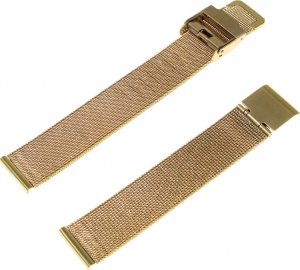 Diloy Bransoleta stalowa do zegarka Diloy MESH05-16-FB 16 mm złota 1