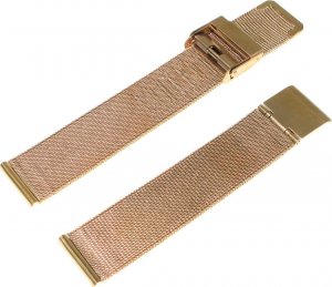 Diloy Bransoleta stalowa do zegarka Diloy MESH05-18-FR 18 mm złota 1