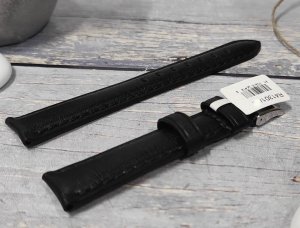 JVD Skórzany pasek do zegarka 16 mm R41301-16 XL czarny 2