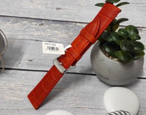 JVD Skórzany pasek do zegarka 22 mm R41710-22 jasnobrązowy 3