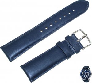 Casio Skórzany pasek do zegarka Casio EFR-552L niebieski 22 mm 1