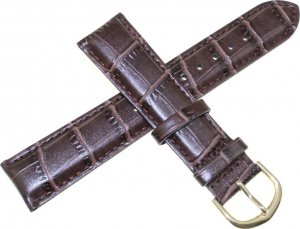 Casio Skórzany pasek do zegarka Casio MTP-V004 brązowy 20 mm 4