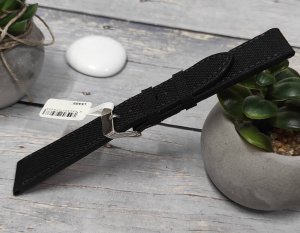 Lavvu Skórzano-materiałowy pasek do zegarka 20 mm Lavvu LSABB20 skóra licowa 4