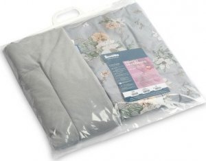 Sensillo KOMPLET VELVET DO ŁÓŻECZKA LILIA SZARY 2