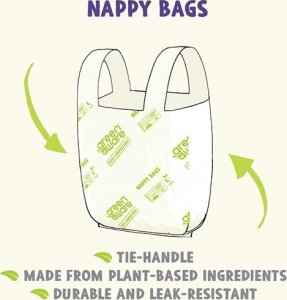 GreenAware GreenAware, Kompostowalne worki na pieluszki, 30szt. 3