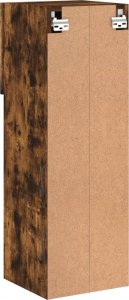 vidaXL Szafki TV, z LED, 2 szt., przydymiony dąb, 30,5x30x90 cm 11