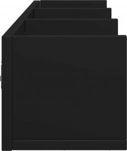 vidaXL Szafki wiszące, 2 szt., czarne, 75x18x16,5 cm 7