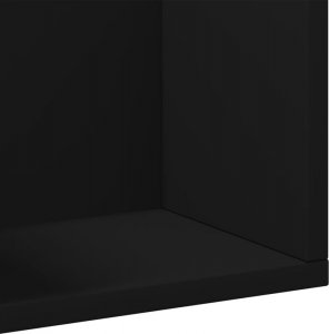 vidaXL Szafki wiszące, 2 szt., czarne, 75x18x16,5 cm 9
