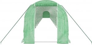 vidaXL Szklarnia ze stalową ramą, zielona, 48 m, 24x2x2 m 4