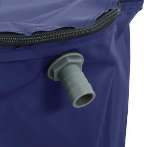 vidaXL Zbiornik na wodę, z kranikiem, składany, 250 L, PVC 6