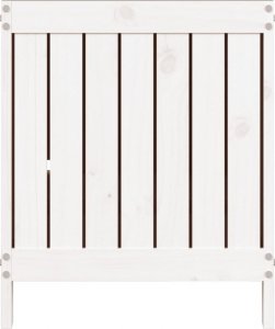 Skrzynia ogrodowa vidaXL vidaXL Skrzynia ogrodowa, biała, 115x49x60 cm, lite drewno sosnowe 7