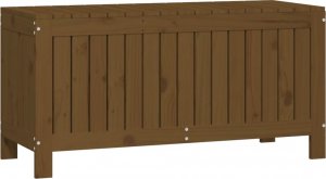 Skrzynia ogrodowa vidaXL Skrzynia ogrodowa, miodowy brąz, 108x42,5x54 cm, drewno sosnowe 5