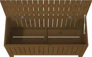 Skrzynia ogrodowa vidaXL Skrzynia ogrodowa, miodowy brąz, 108x42,5x54 cm, drewno sosnowe 8