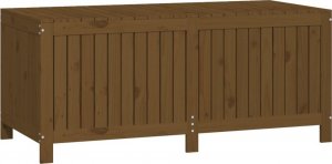 Skrzynia ogrodowa vidaXL Skrzynia ogrodowa, miodowy brąz, 147x68x64 cm, drewno sosnowe 5