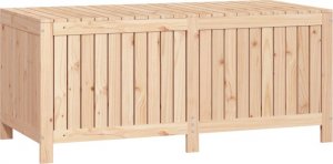 Skrzynia ogrodowa vidaXL Skrzynia ogrodowa, 147x68x64 cm, lite drewno sosnowe 5