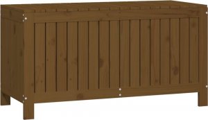Skrzynia ogrodowa vidaXL Skrzynia ogrodowa, miodowy brąz, 115x49x60 cm, drewno sosnowe 5
