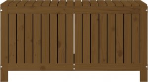 Skrzynia ogrodowa vidaXL Skrzynia ogrodowa, miodowy brąz, 115x49x60 cm, drewno sosnowe 6