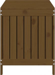 Skrzynia ogrodowa vidaXL Skrzynia ogrodowa, miodowy brąz, 115x49x60 cm, drewno sosnowe 7