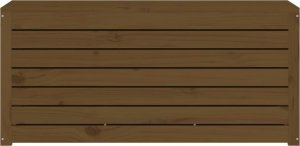 Skrzynia ogrodowa vidaXL Skrzynia ogrodowa, brązowa, 101x50,5x46,5 cm, drewno sosnowe 5