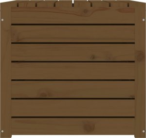 Skrzynia ogrodowa vidaXL Skrzynia ogrodowa, brązowa, 101x50,5x46,5 cm, drewno sosnowe 7