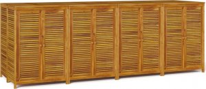 Skrzynia ogrodowa vidaXL Skrzynia ogrodowa, 280x87x104 cm, lite drewno akacjowe 2