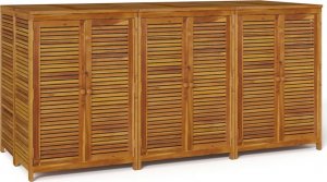 Skrzynia ogrodowa vidaXL Skrzynia ogrodowa, 210x87x104 cm, lite drewno akacjowe 2