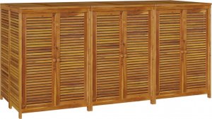 Skrzynia ogrodowa vidaXL Skrzynia ogrodowa, 210x87x104 cm, lite drewno akacjowe 3