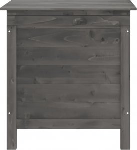 Skrzynia ogrodowa vidaXL vidaXL Skrzynia ogrodowa, antracytowa, 50x49x56,5 cm, drewno jodłowe 4