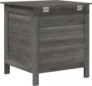 Skrzynia ogrodowa vidaXL vidaXL Skrzynia ogrodowa, antracytowa, 50x49x56,5 cm, drewno jodłowe 6