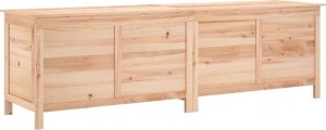 Skrzynia ogrodowa vidaXL Skrzynia ogrodowa, 198,5x50x56,5 cm, lite drewno jodłowe 2