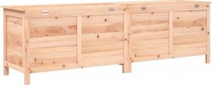 Skrzynia ogrodowa vidaXL Skrzynia ogrodowa, 198,5x50x56,5 cm, lite drewno jodłowe 6