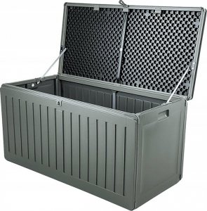 Skrzynia ogrodowa kontrast Duża skrzynia ogrodowa kufer schowek 270L szara 5