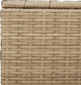 Skrzynia ogrodowa vidaXL Skrzynia ogrodowa, mieszany beż, 469 L, polirattan 9