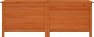 Skrzynia ogrodowa vidaXL Skrzynia ogrodowa, brąz, 150x50x56,5 cm, lite drewno jodłowe 4