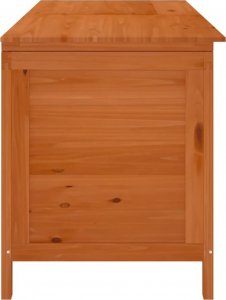 Skrzynia ogrodowa vidaXL Skrzynia ogrodowa, brąz, 150x50x56,5 cm, lite drewno jodłowe 5